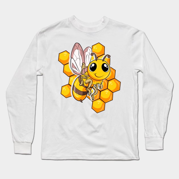 Cute bee design Long Sleeve T-Shirt by LIFUA